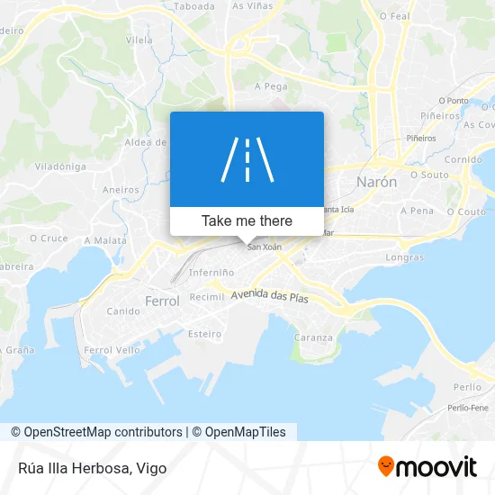 Rúa Illa Herbosa map