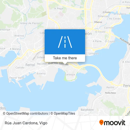 Rúa Juan Cardona map