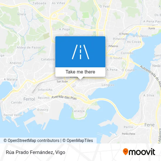 Rúa Prado Fernández map