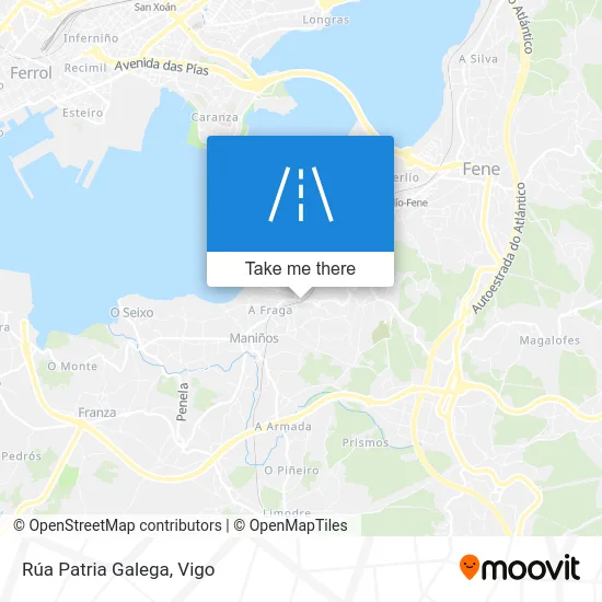 Rúa Patria Galega map
