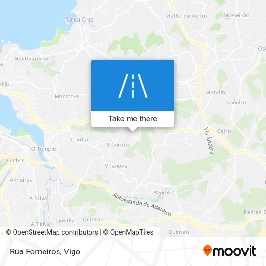 Rúa Forneiros map