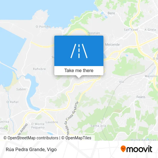 Rúa Pedra Grande map