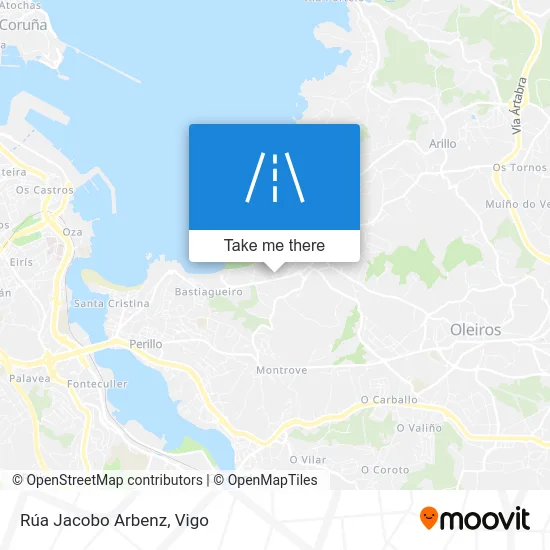 Rúa Jacobo Arbenz map