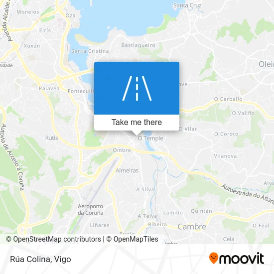 Rúa Colina map
