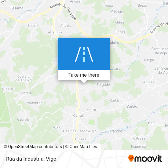 Rúa da Industria map