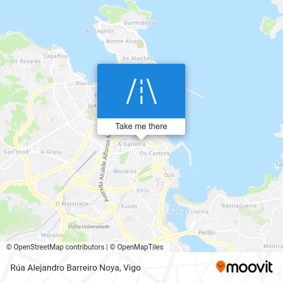 Rúa Alejandro Barreiro Noya map