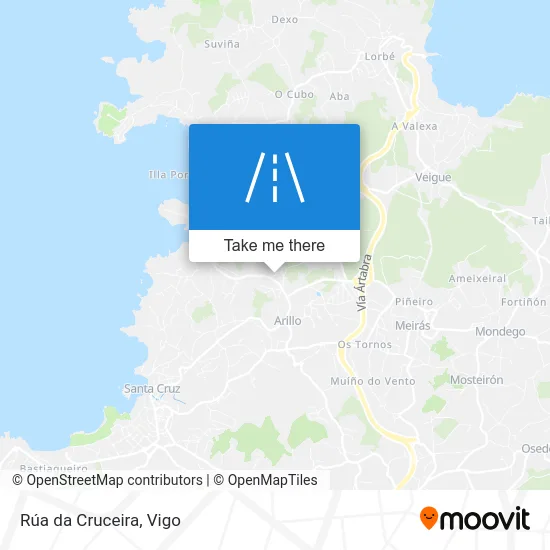 Rúa da Cruceira map