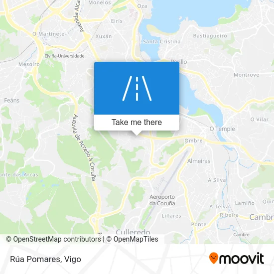 Rúa Pomares map