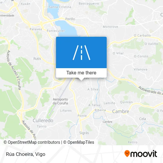 Rúa Choeira map