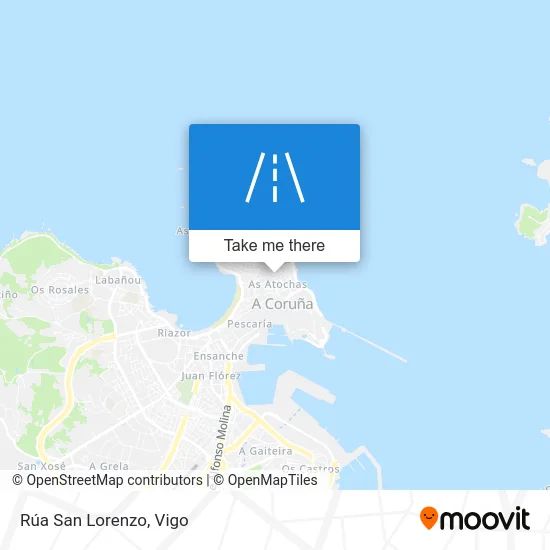Rúa San Lorenzo map
