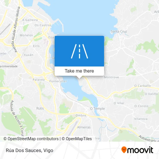 Rúa Dos Sauces map