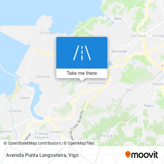 mapa Avenida Punta Langosteira