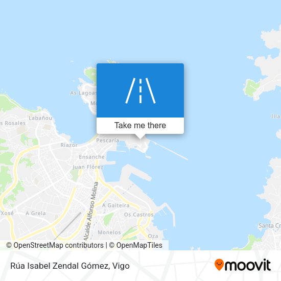 Rúa Isabel Zendal Gómez map