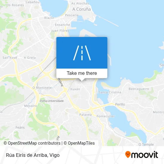Rúa Eirís de Arriba map