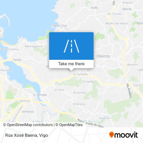 Rúa Xosé Baena map