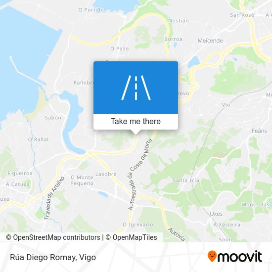 Rúa Diego Romay map