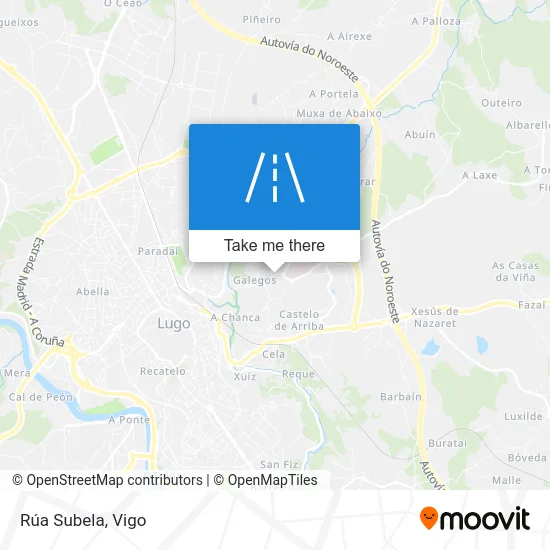 Rúa Subela map