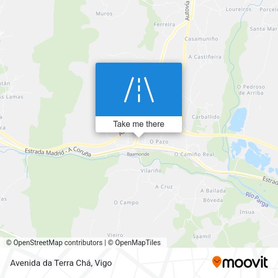 Avenida da Terra Chá map