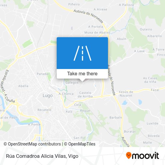 Rúa Comadroa Alicia Vilas map