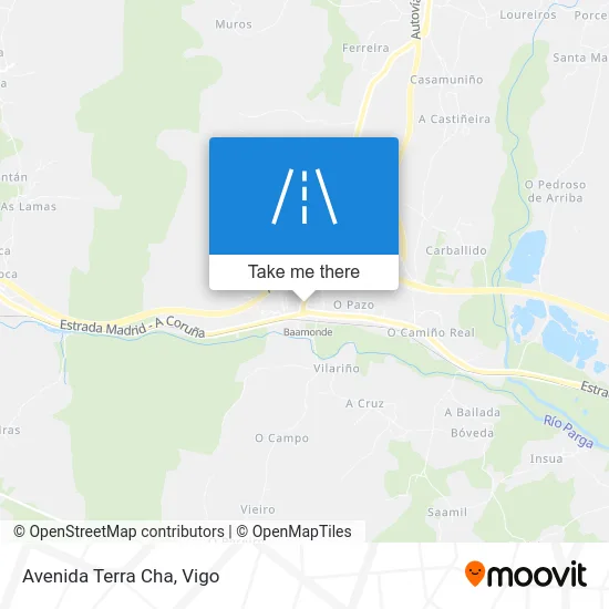 Avenida Terra Cha map