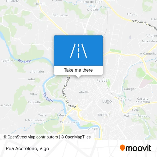 Rúa Aceroleiro map