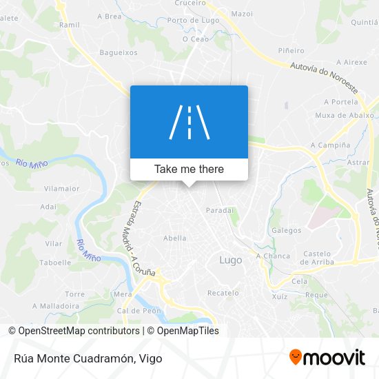 Rúa Monte Cuadramón map