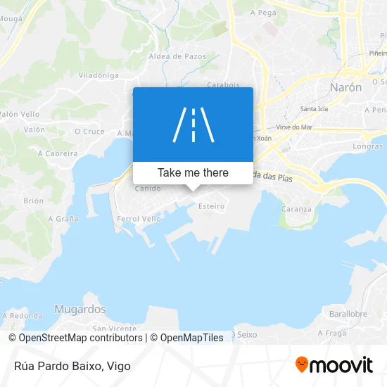 Rúa Pardo Baixo map