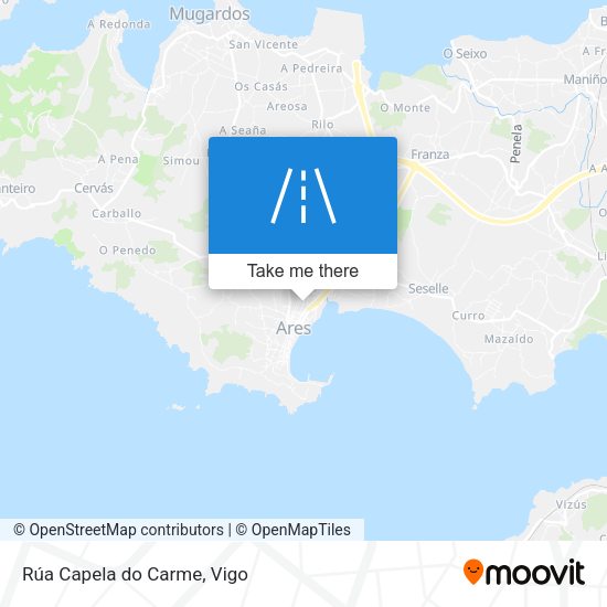 Rúa Capela do Carme map