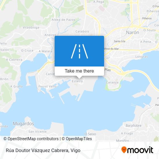 Rúa Doutor Vázquez Cabrera map
