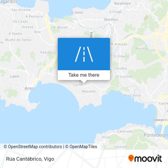Rúa Cantábrico map