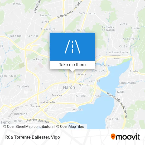 Rúa Torrente Ballester map