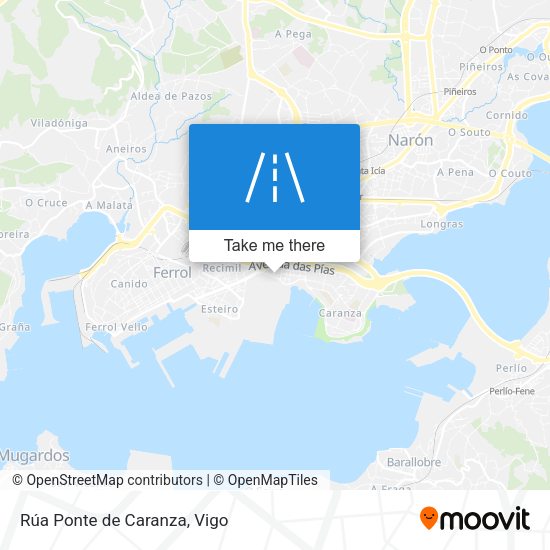 Rúa Ponte de Caranza map