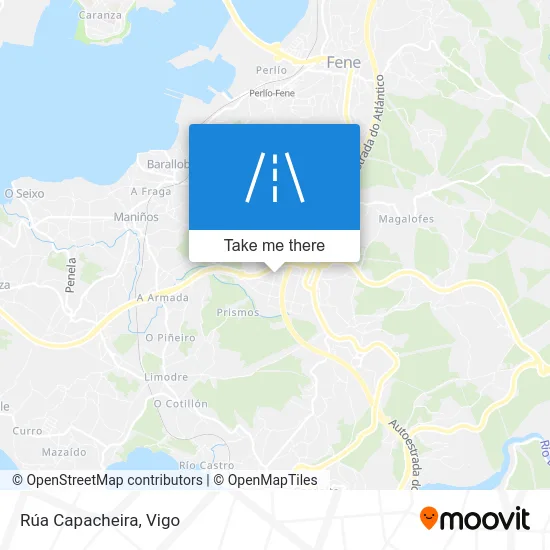Rúa Capacheira map
