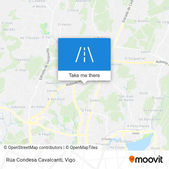 Rúa Condesa Cavalcanti map