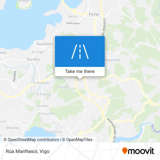 Rúa Mariñasol map