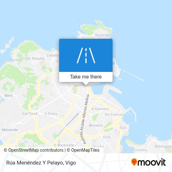 Rúa Menéndez Y Pelayo map