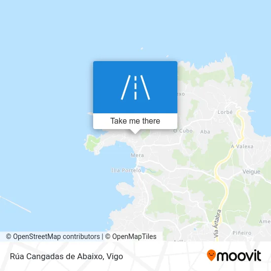 Rúa Cangadas de Abaixo map