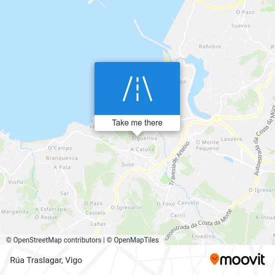 Rúa Traslagar map