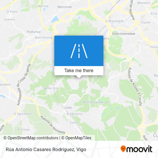 Rúa Antonio Casares Rodríguez map