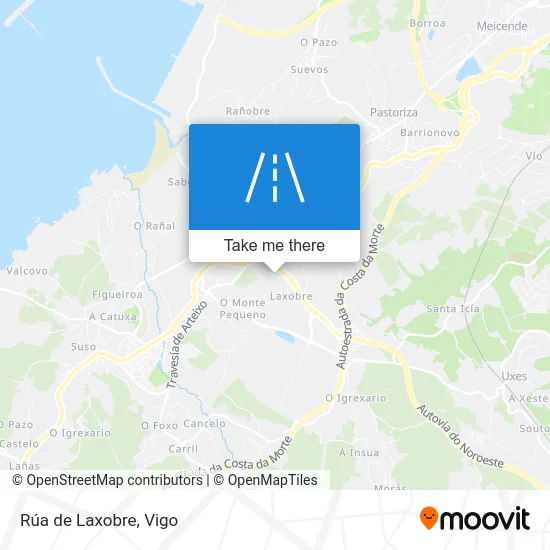 Rúa de Laxobre map