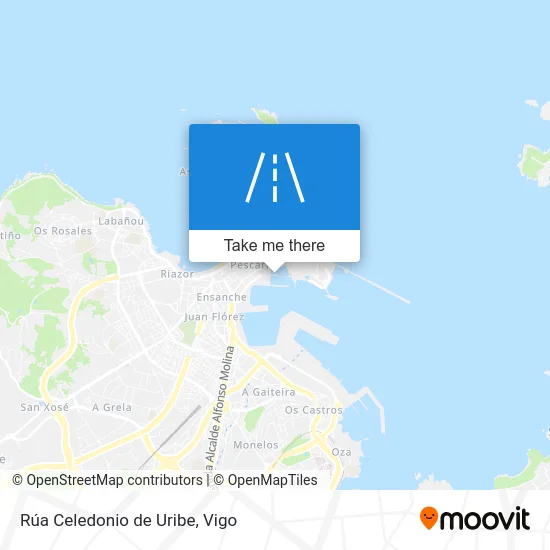 Rúa Celedonio de Uribe map