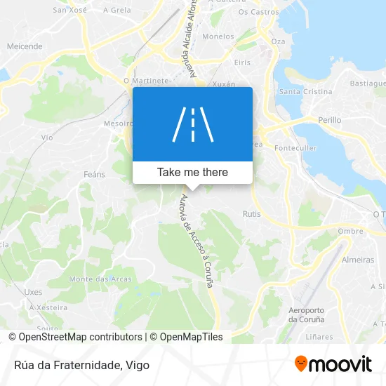 Rúa da Fraternidade map