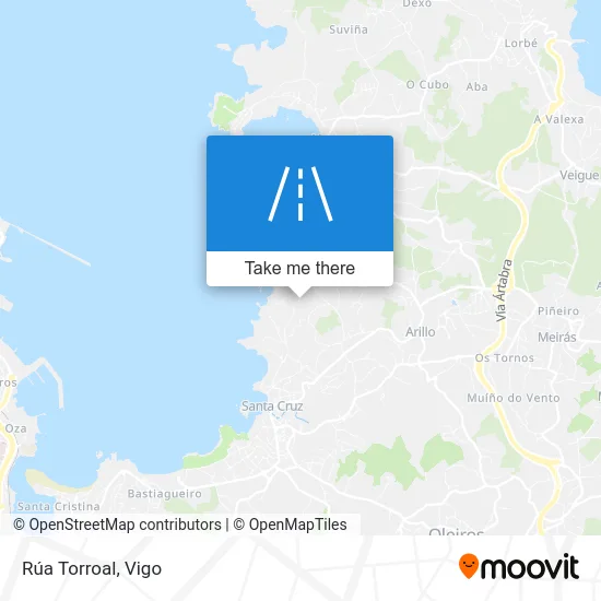 Rúa Torroal map