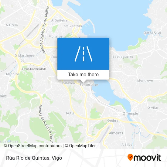 Rúa Río de Quintas map