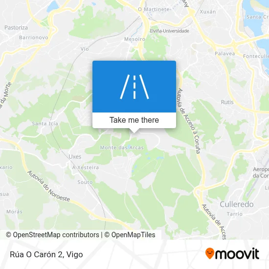 Rúa O Carón 2 map
