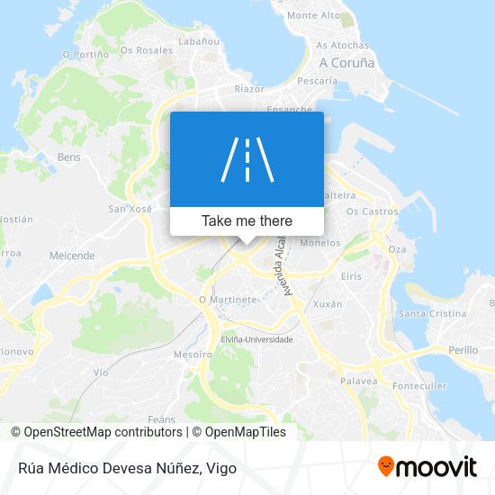 Rúa Médico Devesa Núñez map
