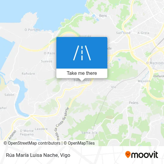 Rúa María Luisa Nache map