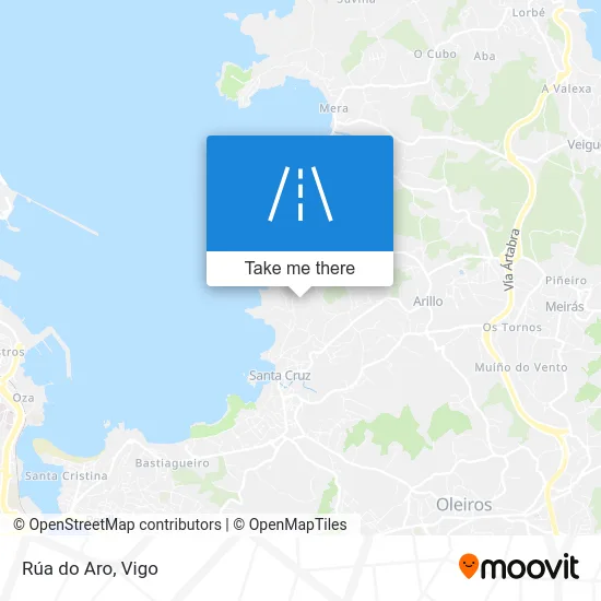Rúa do Aro map