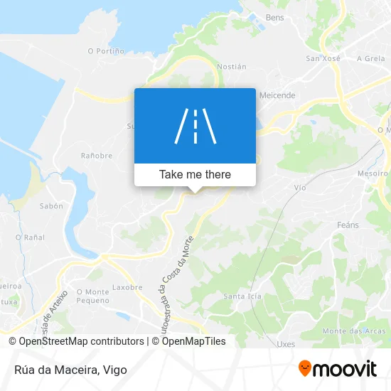 Rúa da Maceira map