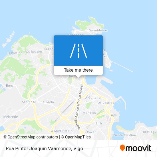 Rúa Pintor Joaquín Vaamonde map